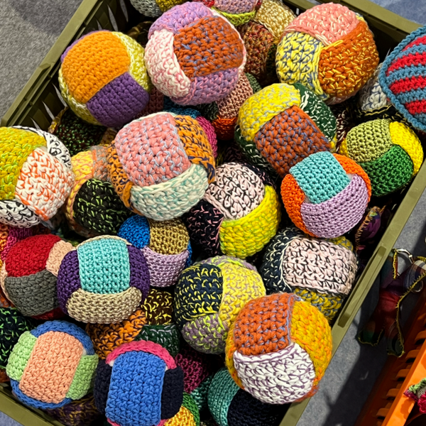 Eco-Knot Ball-handmade pet toy, perfect for dog gift
