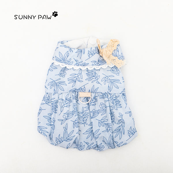 Blue Blossom Day Dress
