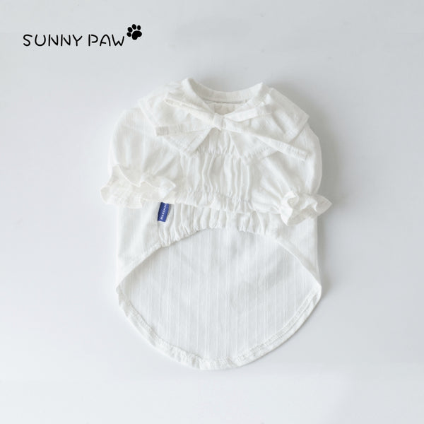 Classic White Ruffle Shirt